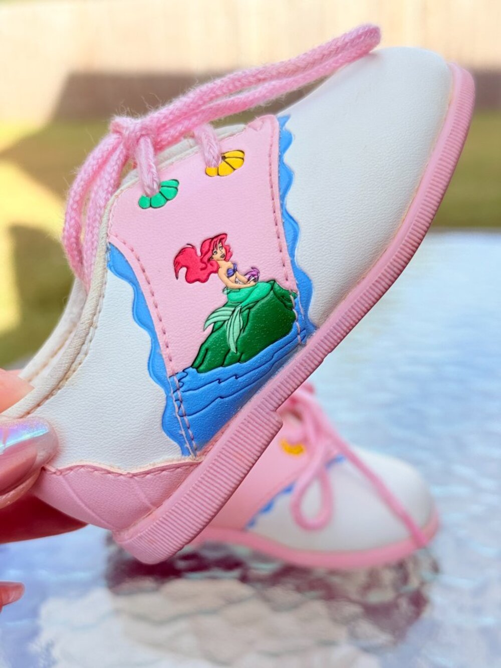 RARE Vintage Disney The Little Mermaid Ariel Girls Shoes – Size 3 4320